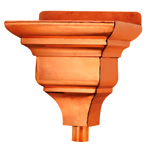 Tudor Copper Leaderhead - Catherine