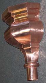 Tudor Copper Leaderhead - Classic