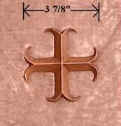 Tudor Bronze Emblem - Cross
