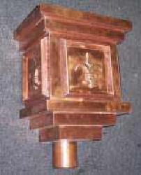 Tudor Copper Leaderhead - Cubic