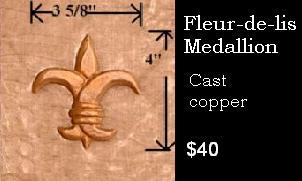 Tudor Bronze Emblem - Fleur