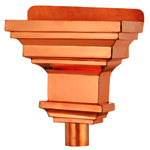 Tudor Copper Leaderhead - Jane