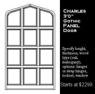 Charles Gothic Panel Door