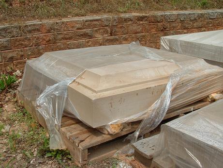 Large Pier Cap Cast Stone