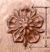 Tudor Bronze Emblem - Rose