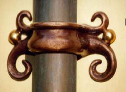 Tudor Downspout Bracket - Scroll