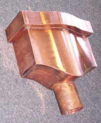 Tudor Copper Leaderhead - Shield